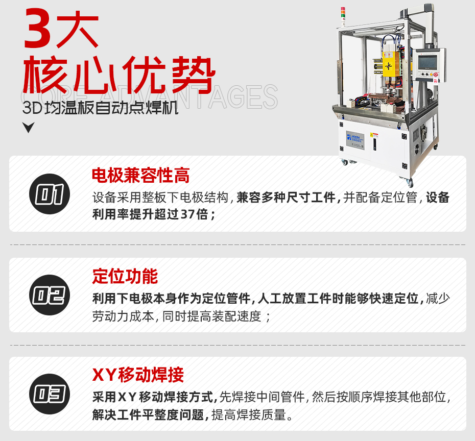 3D均温板自动点焊机核心优势